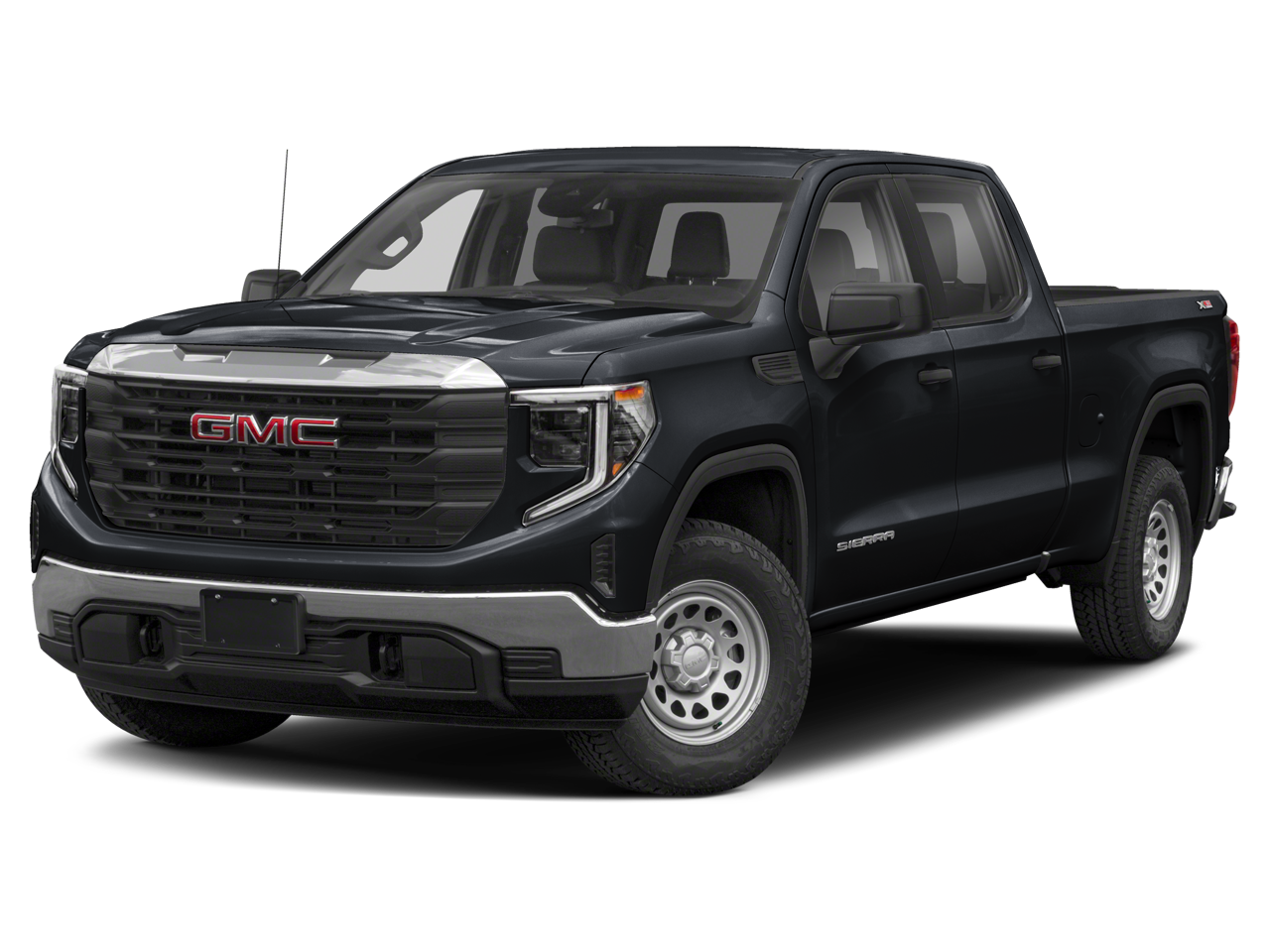 2023 GMC Sierra 1500 Denali in Pacific Blue Metallic — front three-quarter view