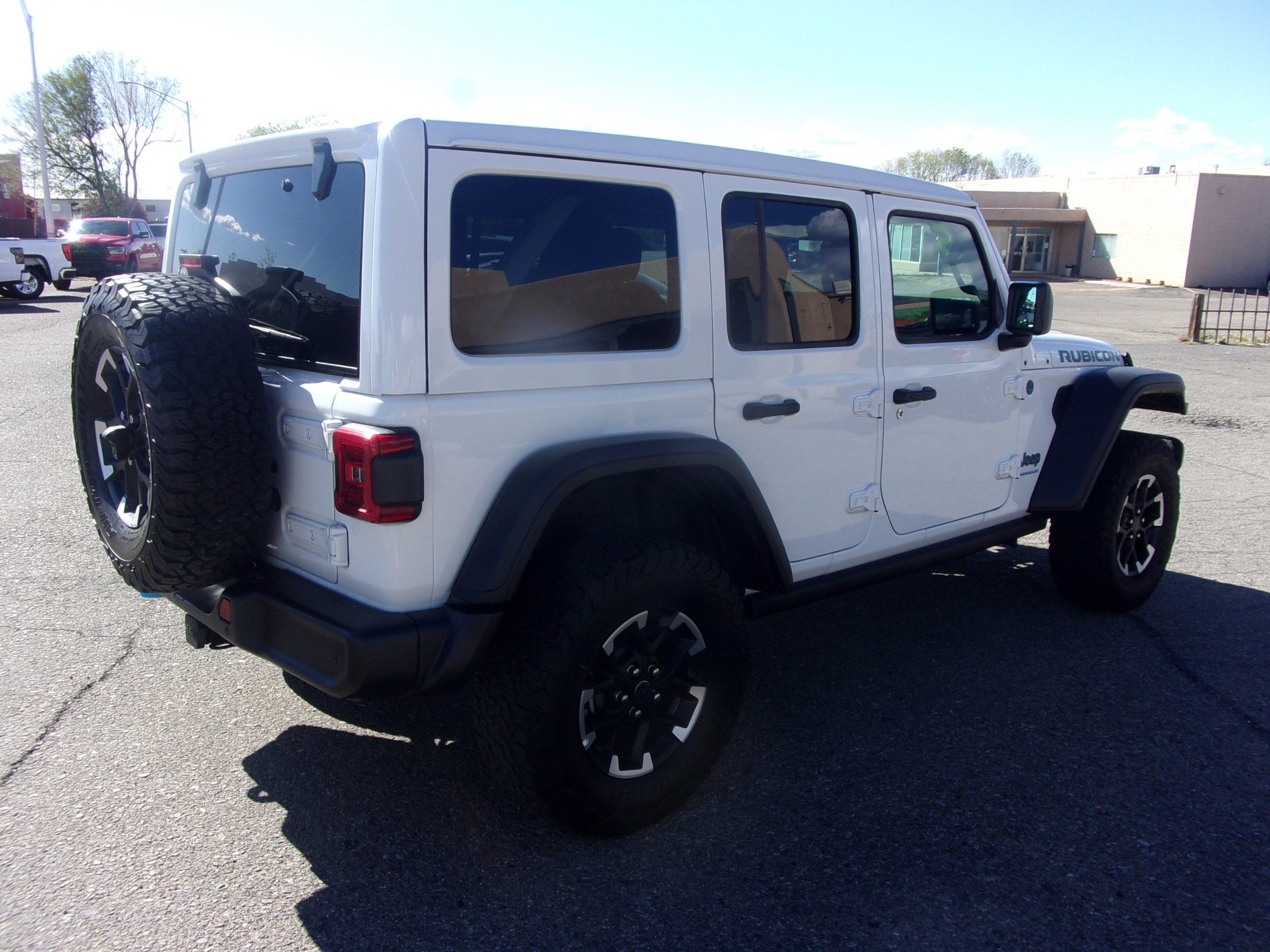 2025 Jeep Wrangler 4xe — rear three-quarter view