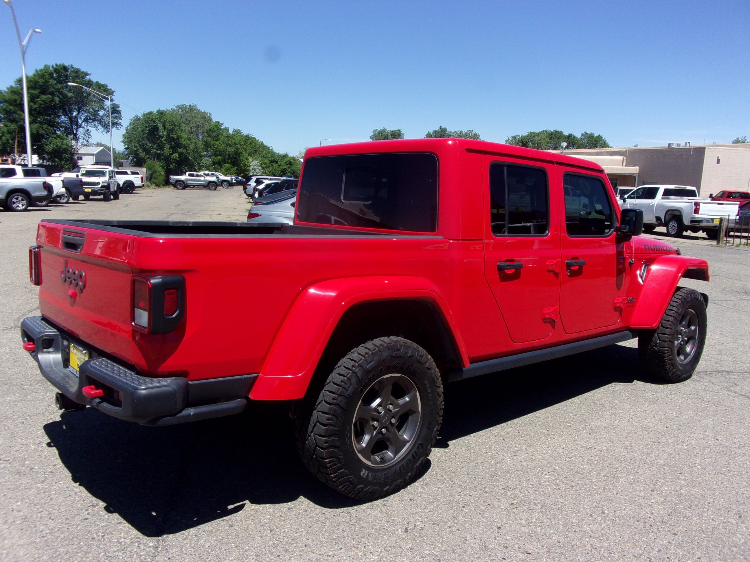 2020 Jeep Gladiator — rear three-quarter view