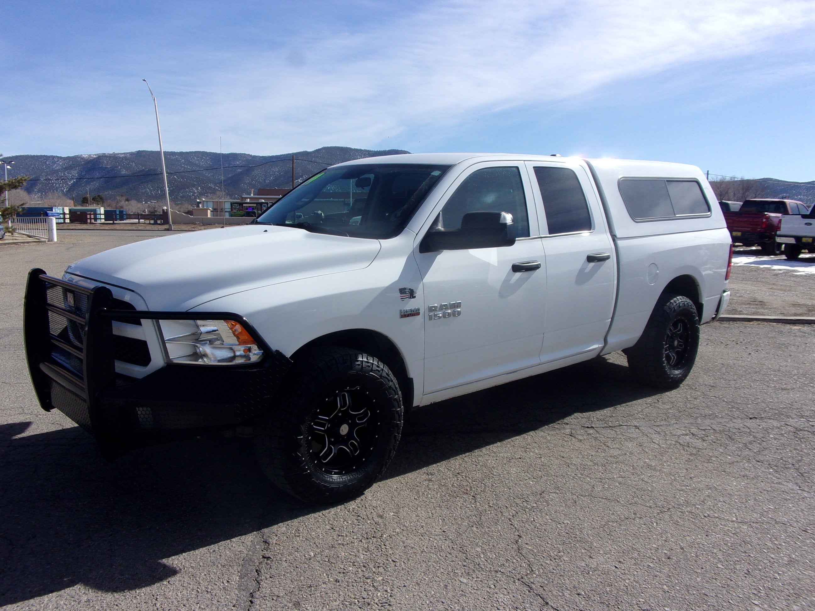 2014 RAM 1500 Express in White — front three-quarter view