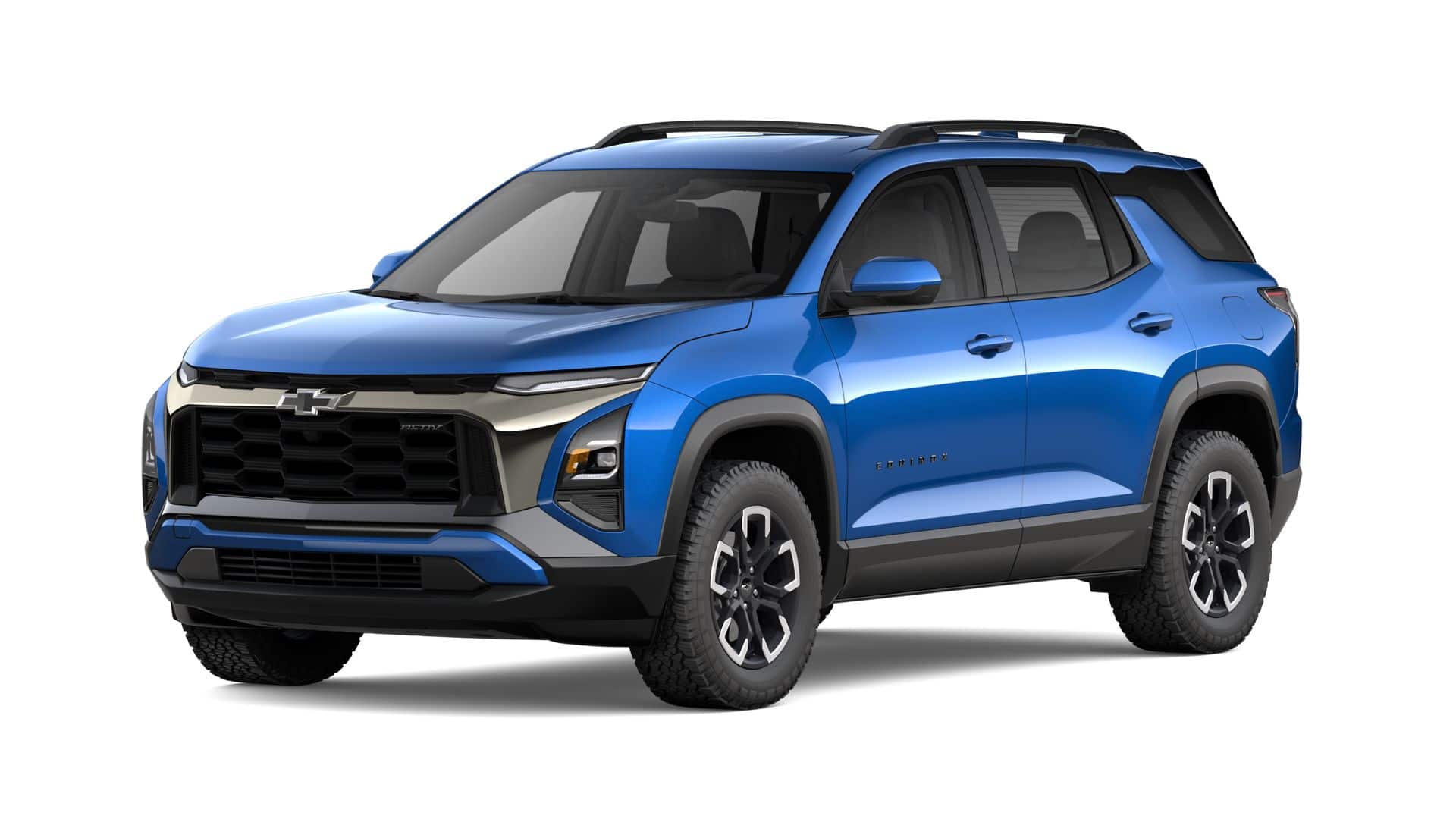2027 Chevrolet Equinox ACTIV in Reef Blue Metallic — front three-quarter view