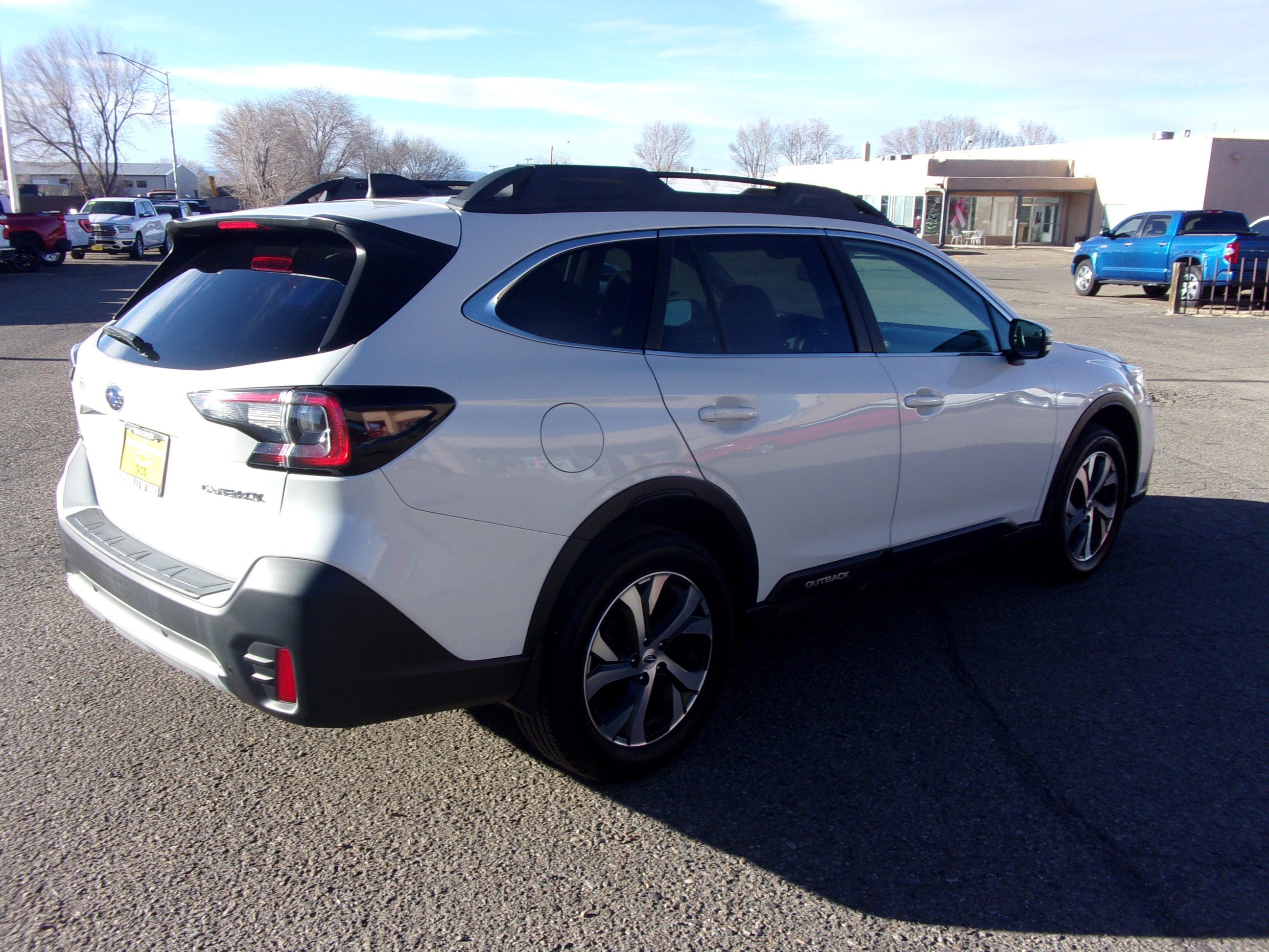 2020 Subaru Outback — rear three-quarter view