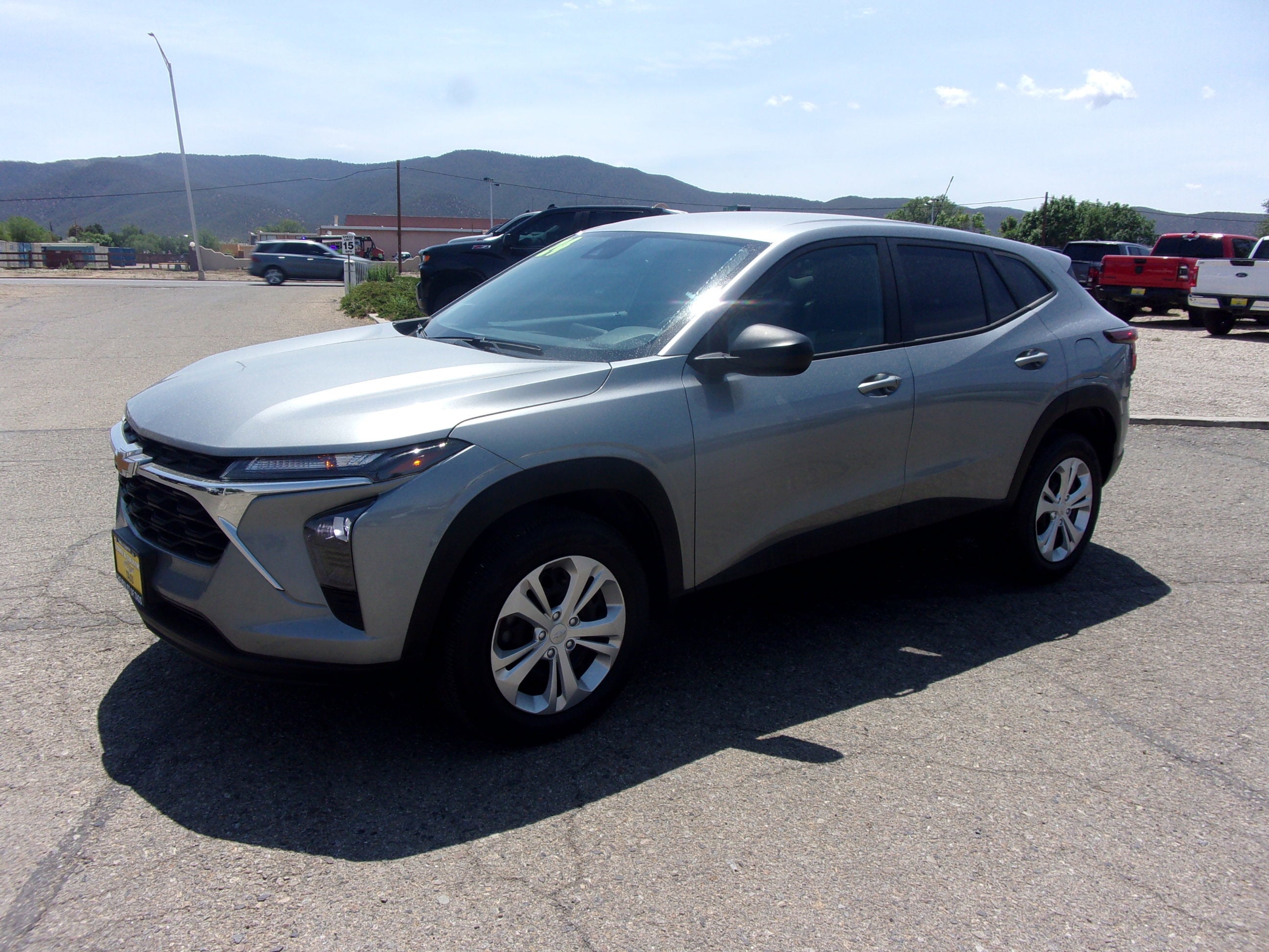 2024 Chevrolet Trax LS in Sterling Gray Metallic — front three-quarter view